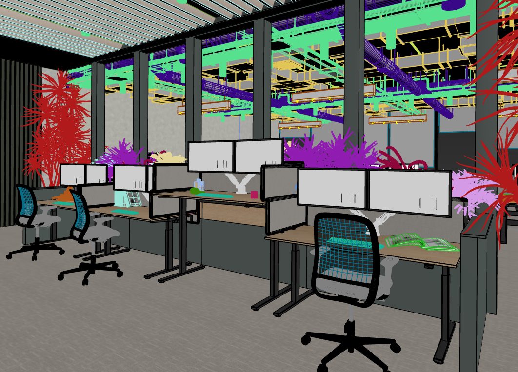Working view during design development