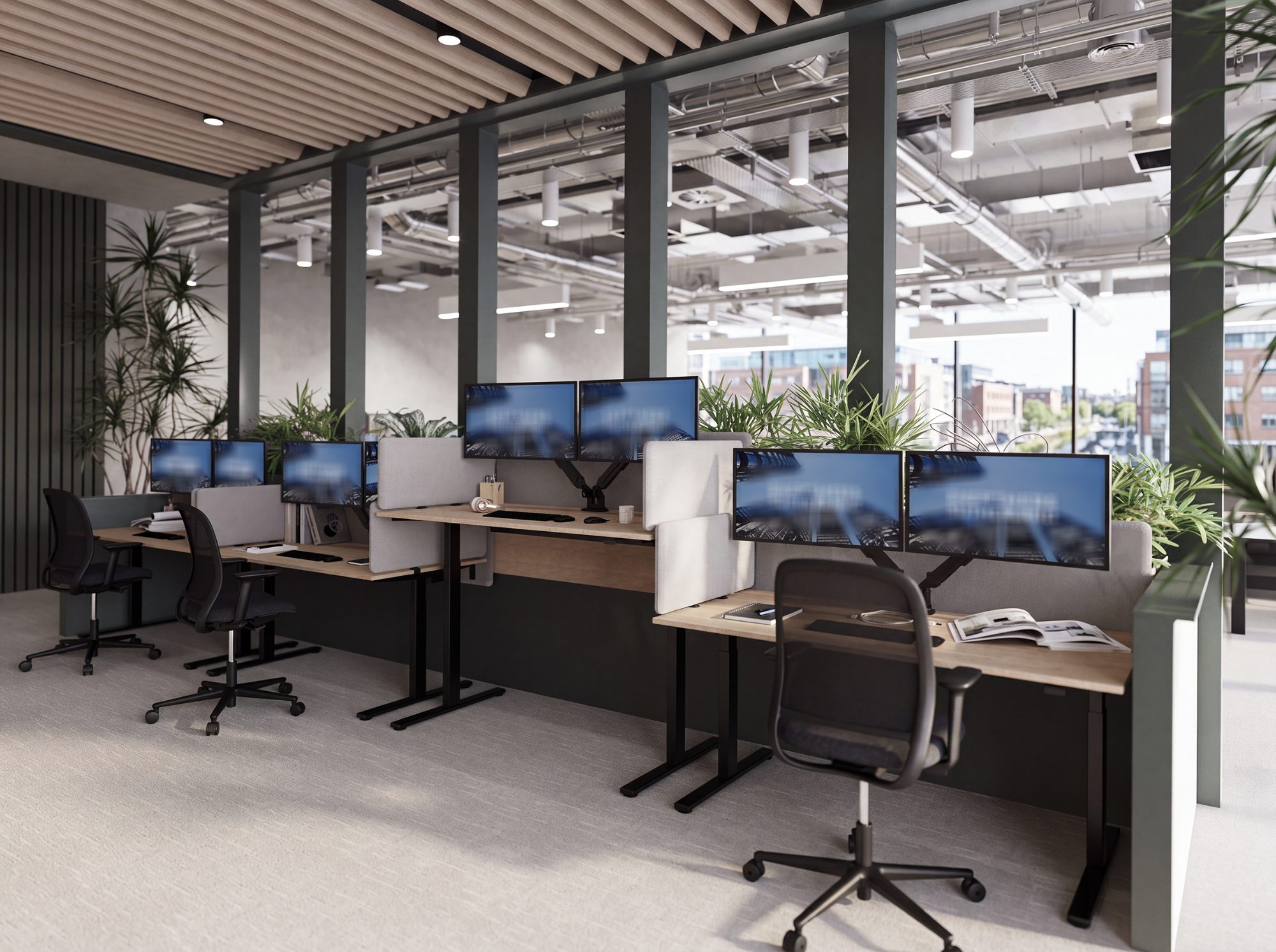 Focus desk area visualisation